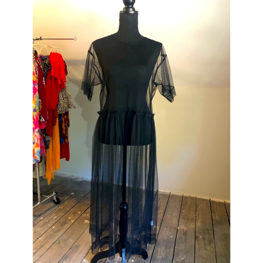 Sheer Dress Top